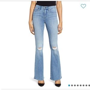 Good American Good Flair Ripped Jeans